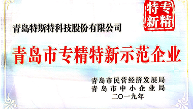 喜報(bào)！特斯特獲得“專精特新”示范企業(yè)授牌