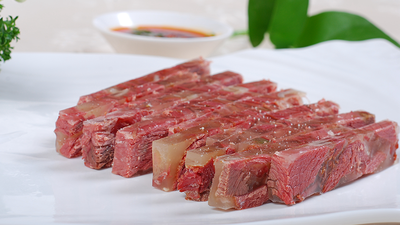 水晶牛肉加工工藝